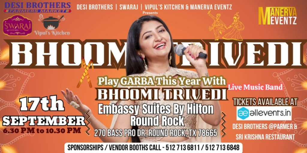 Experience the Magic of Austin Garba Culture Fest with Bhoomi Trivedi